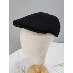NEW - Kangol Seamless Wool 507 Hat Black Size Small K0875FA newsboy prep golf